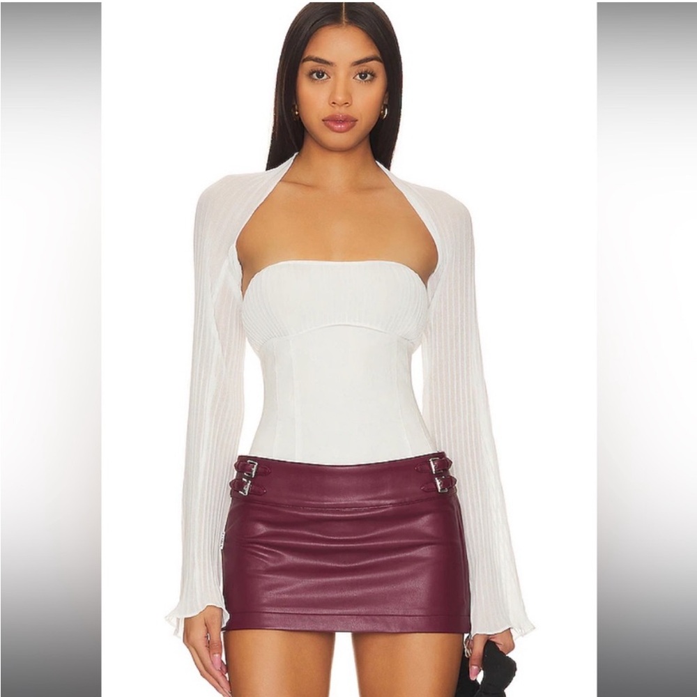 Free People x REVOLVE Elvie Corset Top in Ivory Combo
Free People